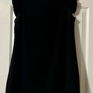 Jessica Howard Elegant Black Ruffle Sleeve Dress